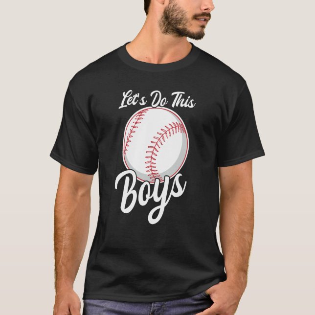 T-shirt Lets Do This Boys Baseball Mama Sayings Mom  5 (Devant)