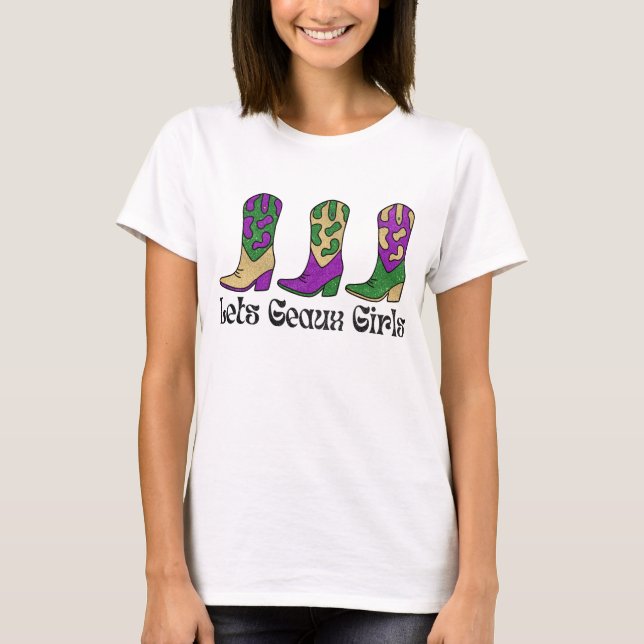 T-shirt Lets Geaux Girls Bachelorette (Devant)