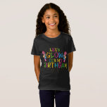 T-Shirt Let's Glow It's My Birthday<br><div class="desc">Let's shine, it's my birthday, says this graphic, which also features a paint splatter. Awesome for fans of dance music festivals and birthday glow parties who also enjoy attending concerts, festivals, and 80s-themed parties. This design creates a fantastic setting for birthday glow parties. Fantastic for partygoers who enjoy attending dance...</div>