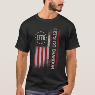 T-shirt Lets Go Bandon Brandon USA Drapeau