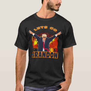 T-shirt Let's Go Brandon Funny Anti Biden Trump Political