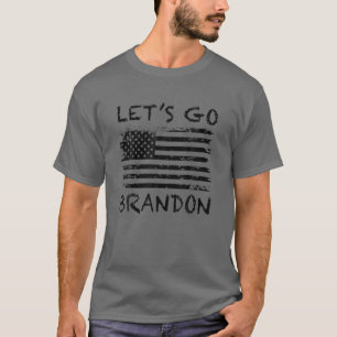 T-shirt Lets Go Brandon Let's Go Brandon USA Flag