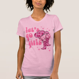 T-shirt Lets Go Girls Disco Cowgirl Bachelorette Party