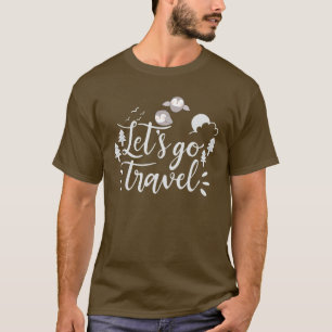 T-shirt Lets Go Travel Lovely owl Kawaii