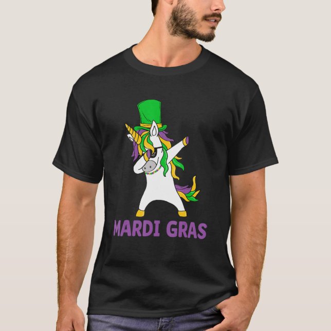 T-shirt Let's Mardi gras y'all celebrating party dabbin' u (Devant)