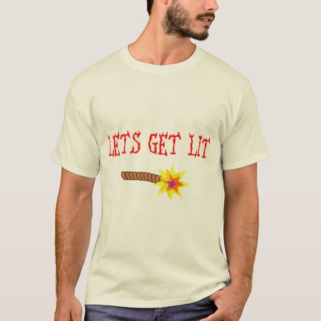 T-shirt Lets obtiennent le Lit (Devant)