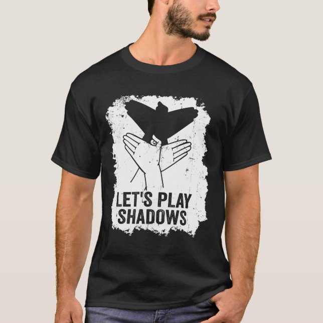 T-shirt Lets Play Shadows Shadow Puppetry vintage (Devant)