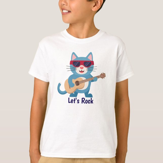 T-shirt Let's Rock (Devant)