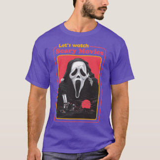 T-shirt Lets watch scary movies Horror Movies Scary Hallow