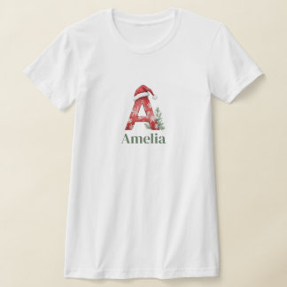 T-shirt Letter A Personalized