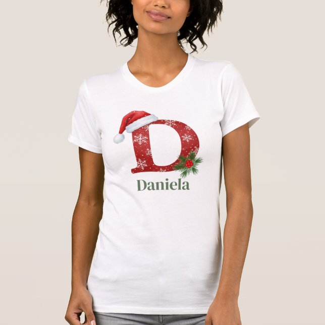 T-shirt Letter D Personalized (Devant)