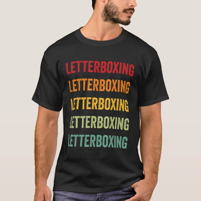T-shirt Letterboxing Hobbyist Rainbow Design (Devant)