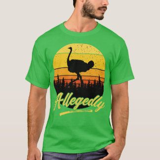 T-shirt Letterkenny Allégation Ostrich Vintage Retro Sunse
