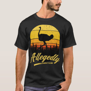 T-shirt Letterkenny Allégation Ostrich Vintage Retro Sunse
