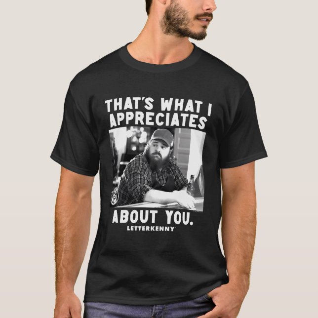 T-shirt Letterkenny Squirrelly Day Apprécie (Devant)