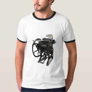 T-shirt letterpress 1888 ringer homme