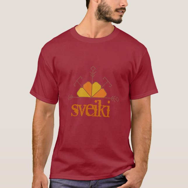 T-shirt letton de saulite (Devant)