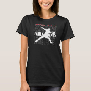 T-shirt Lettonie Ping Pong Fier Latvian Table Tennis Souti
