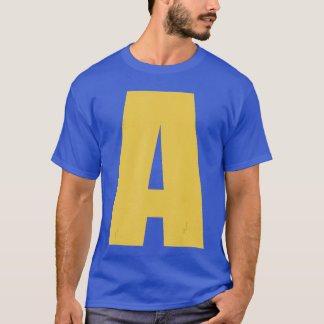 T-shirt Lettre A Costume de Halloween drôle pour groupe as