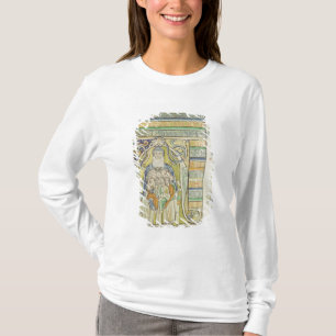 T-shirt Lettre "A" de Historiated dépeignant des