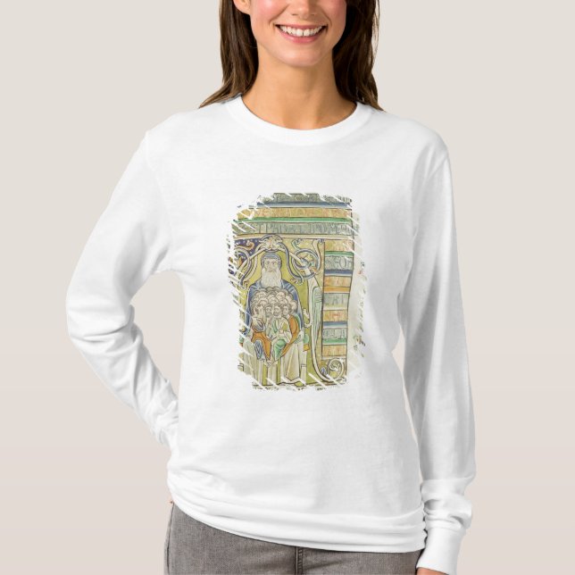 T-shirt Lettre "A" de Historiated dépeignant des (Devant)