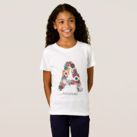 Lettre A | LETTRE FLEURIE Whimsical Monogramme I