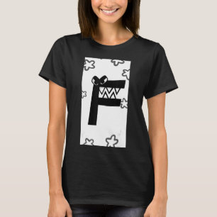 T-shirt Lettre Alphabet Lore F Pour Garçons Alphabétique C