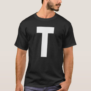T-shirt LETTRE Alphabet T CHEMISE