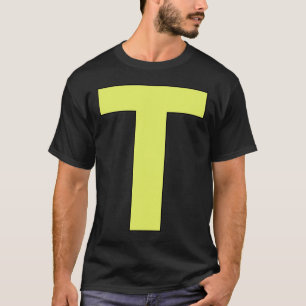 T-shirt Lettre amusante T Costume d'Halloween vert