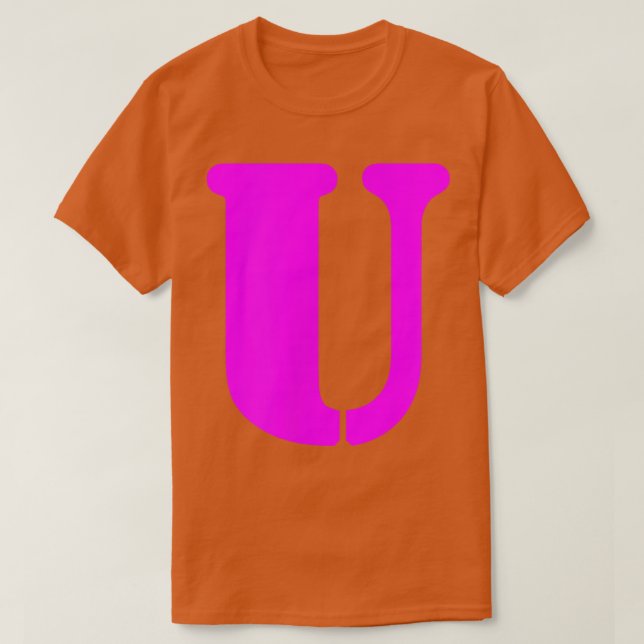 T-shirt Lettre amusante U Alphabet Enseignant Gardergarten (Design devant)