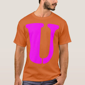 T-shirt Lettre amusante U Alphabet Enseignant Gardergarten