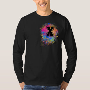 T-shirt LETTRE arc-en-ciel X ORIGINAL MONOMOBILE ROSE