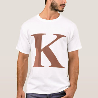 T-shirt LETTRE Brown KAPA - K