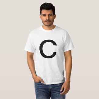 T-shirt Lettre C