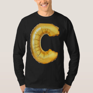 T-SHIRT LETTRE C MAJUSCULE CHOUFFET INITIAL