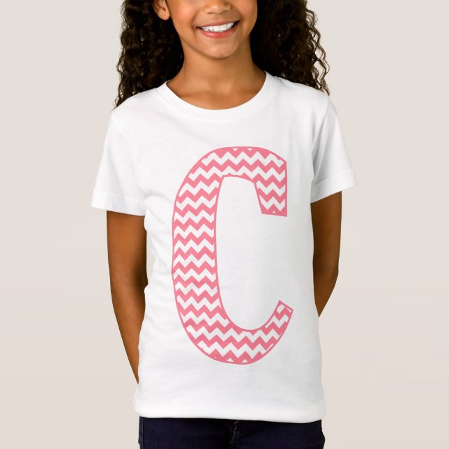 T-Shirt LETTRE C MONO PECTRON PLEIN PEU CHIC (Devant)
