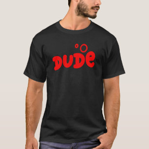 T-shirt LETTRE cool BOULLE ROUGE HOMME DÎME