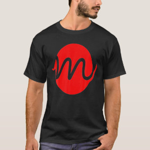 T-shirt LETTRE CRÉATRICE M Alphabet M MAJUSCULE INITIALE