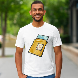 T-shirt Lettre d'affaires