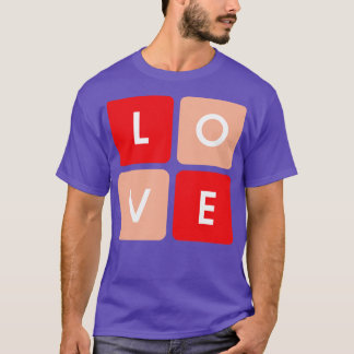 T-shirt Lettre d'amour