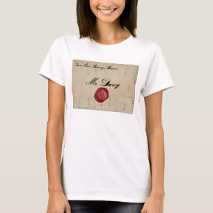 T-shirt Lettre d'amour de M. Darcy Regency