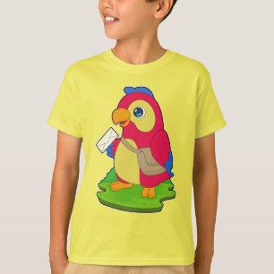 T-shirt Lettre de facteur perroquet
