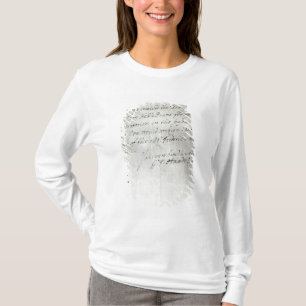 T-shirt Lettre de George Frederick Handel