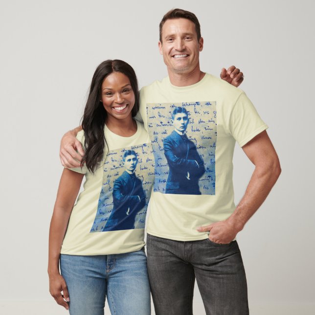 T-shirt Lettre De Kafka (Unisexe)