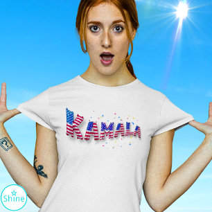 T-shirt Lettre de Kamala Harris au président américain Fla