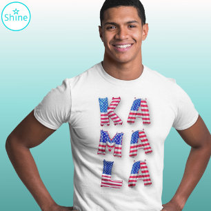 T-shirt Lettre de Kamala Harris au président américain Fla