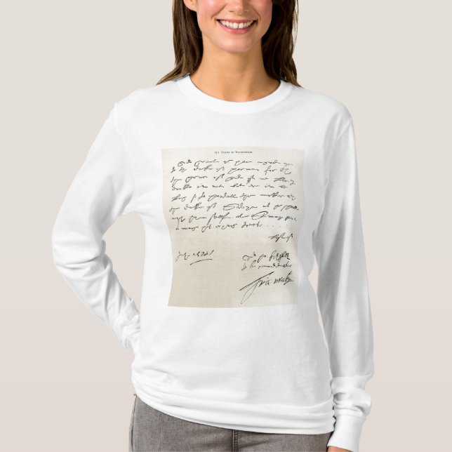 T-shirt Lettre de monsieur Francis Drake (Devant)