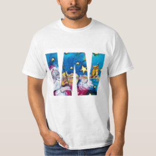T-SHIRT LETTRE DE NOËL / MONOGRAMME PÈRE NOËL INSPIRÉ