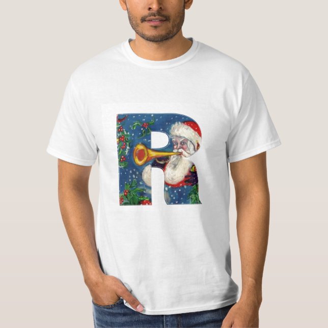 T-SHIRT LETTRE DE NOËL / SANTA CLAUS BUGLER (Devant)