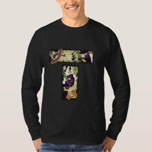 T-shirt Lettre De Style Militaire T